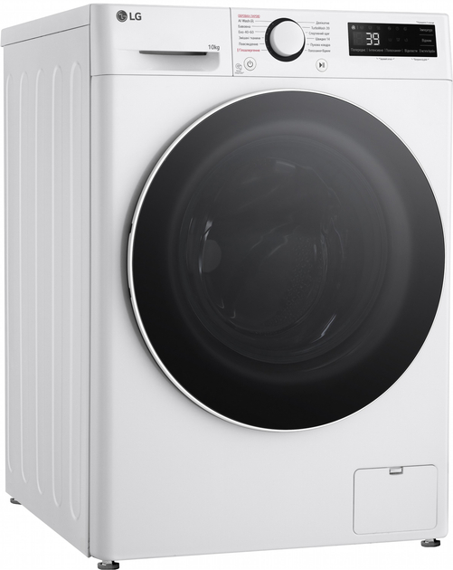 [F4Y5RS0W] Пральна машина LG F4Y5RS0W, 10кг/ 1400об./ Чорний люк