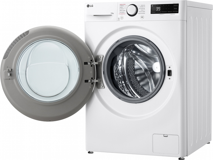 [F4Y5RS0W] Пральна машина LG F4Y5RS0W, 10кг/ 1400об./ Чорний люк