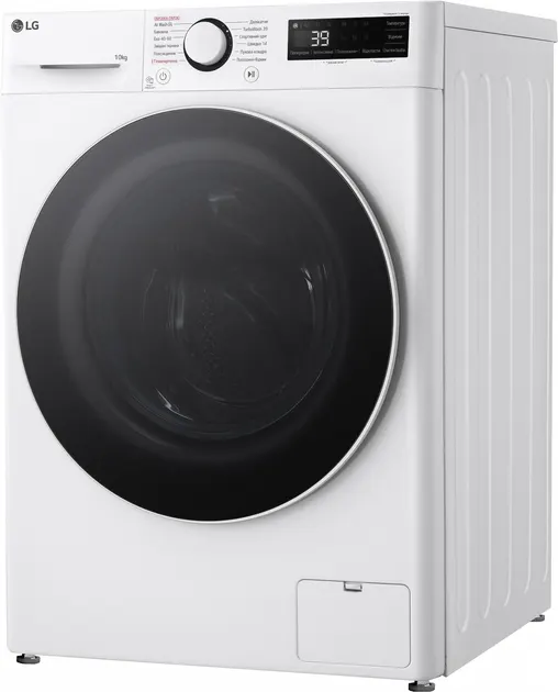 [F4Y5RS0W] Пральна машина LG F4Y5RS0W, 10кг/ 1400об./ Чорний люк