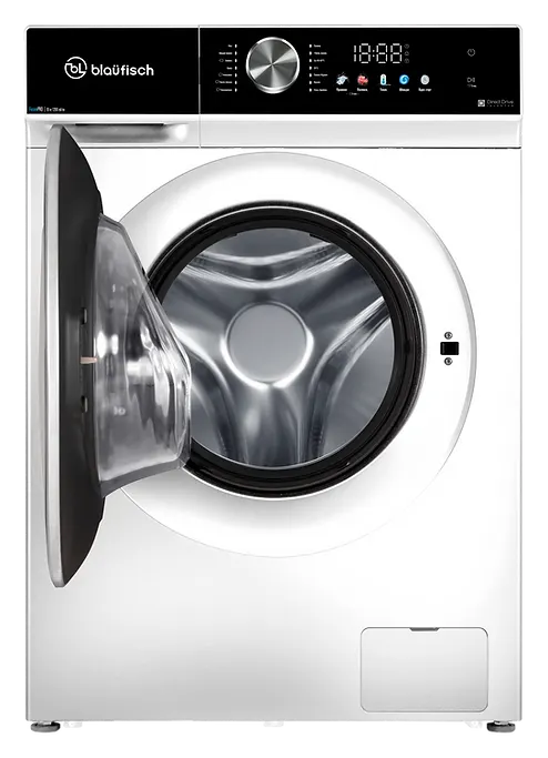 [BWM-1210DDL] Пральна машина BLAUFISCH BWM-1210DDL, 10кг/1200об/Інвертор/Сенс. дисплей/Розб. бак/Чорний люк/панель