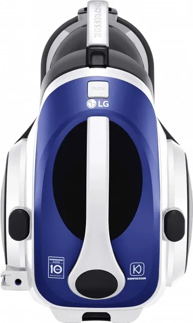 Пилосос безмішковий LG VK8506NHAC, Керування на ручці