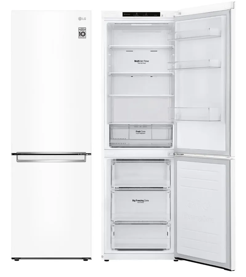 Холодильник LG GC-B459SQCL 1,86м/Білий колір