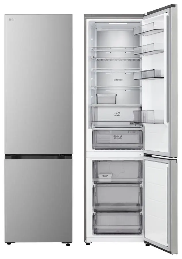 [GC-B509EMSM] Холодильник LG GC-B509EMSM, 2,03 м/Нульова камера/Фреш зона/Дисплей/Полиця для пляшок/Сріблястий