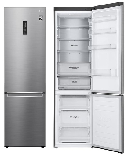 [GC-B509SMSM] Холодильник LG GC-B509SMSM, 2,03 м/Нульова камера/Дисплей/Платиново-сріблястий
